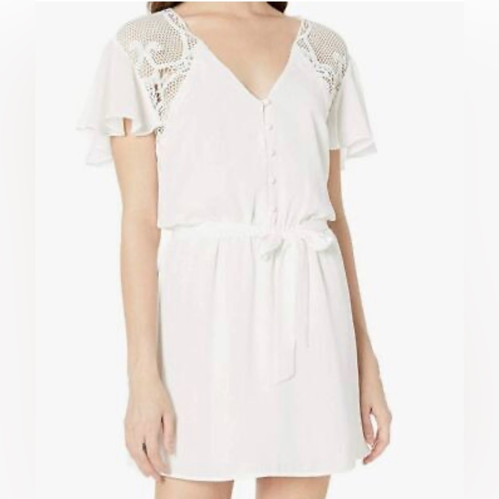 BB DAKOTA First Impressions Mini dress in White